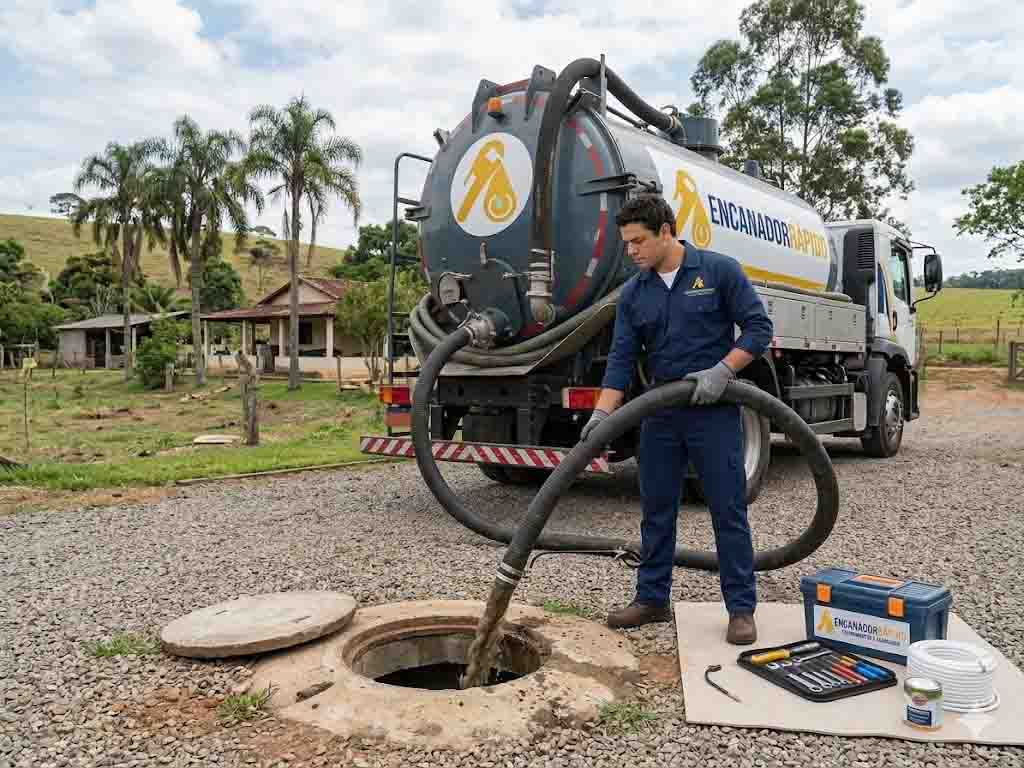 Limpeza de fossa e caixa de gordura em São Paulo